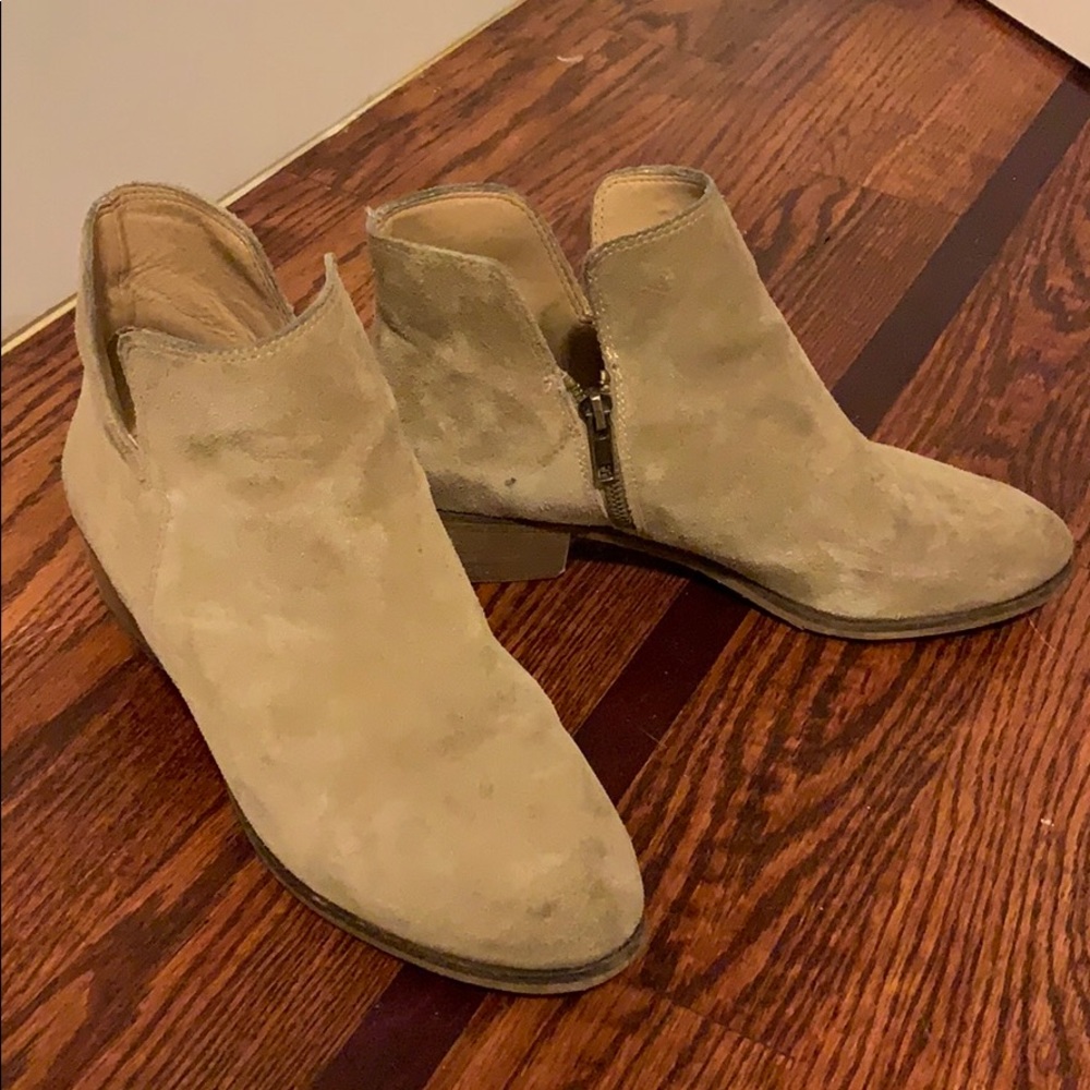 Tan booties
